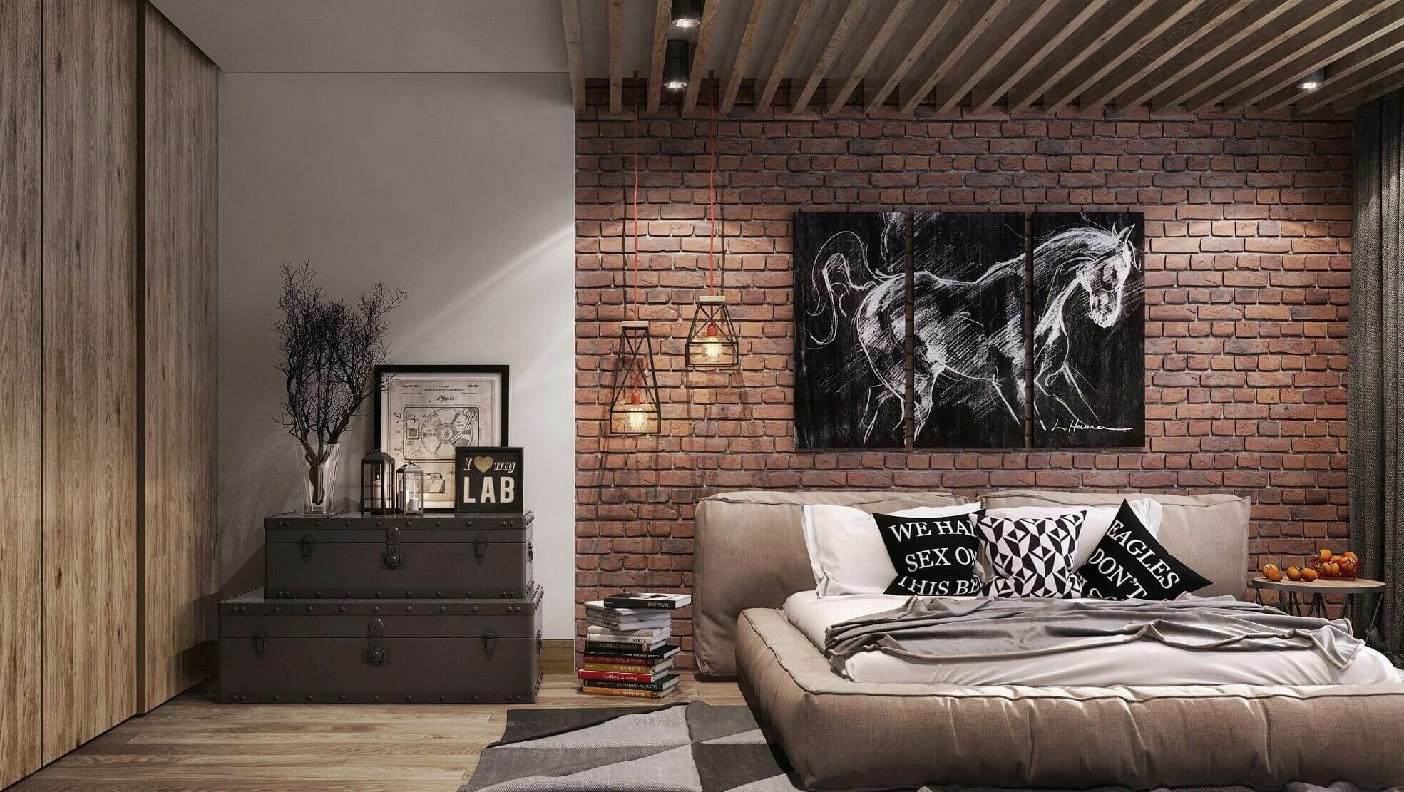 Коричневий лофт