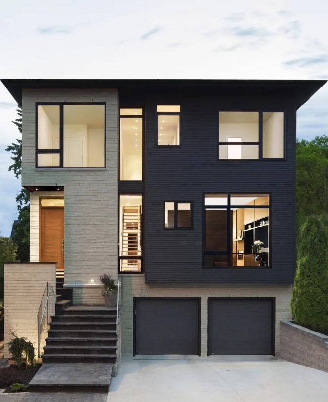 Секрет довговічності темних фасадів