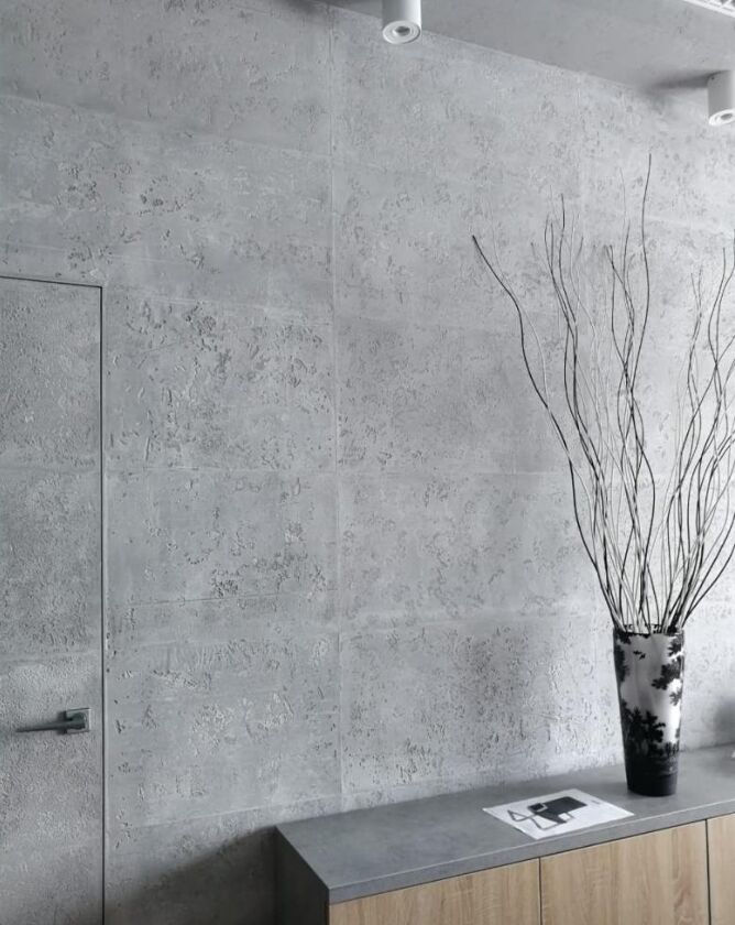 Ефект мікроцементу: як правильно наносити на стіну?